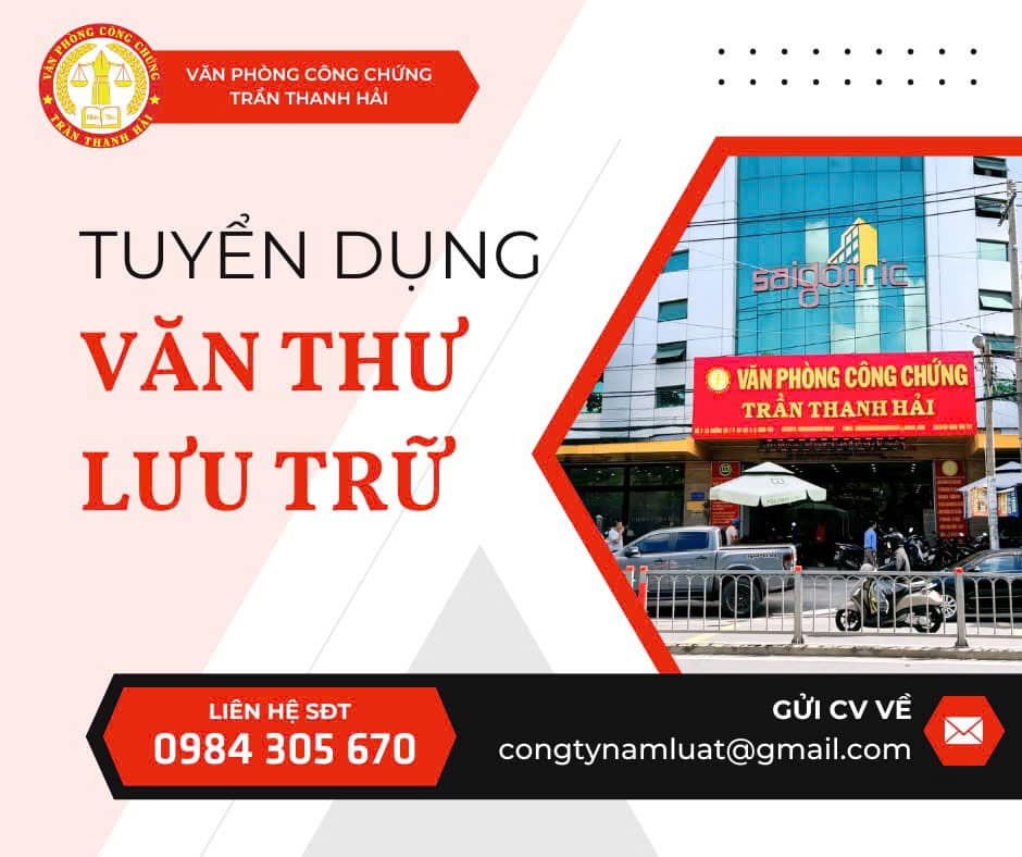 Tuyển dụng văn thư lưu trữ